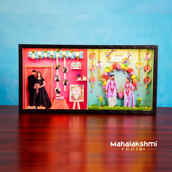 Wedding & Reception Theme 3D Miniature Box
