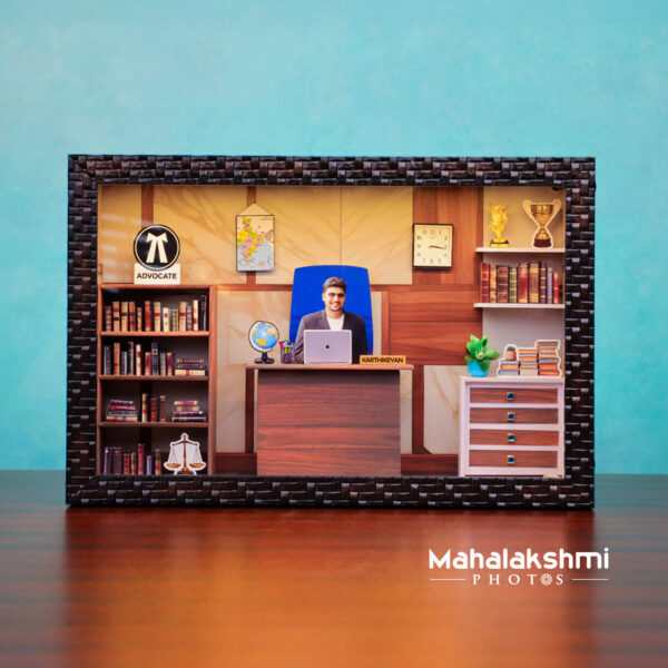 Office Work Desk Miniature
