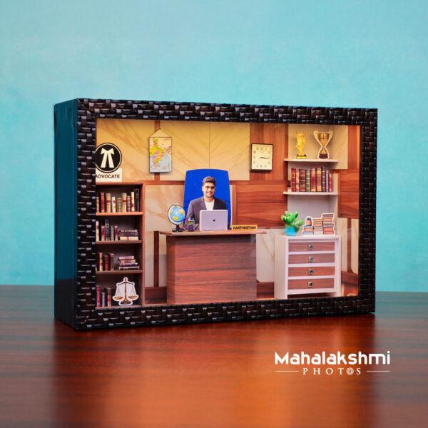 Office Work Desk Miniature - Image 3