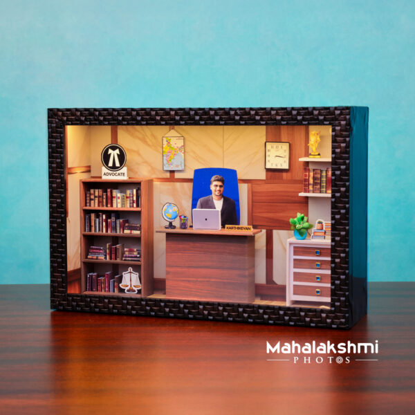 Office Work Desk Miniature - Image 2